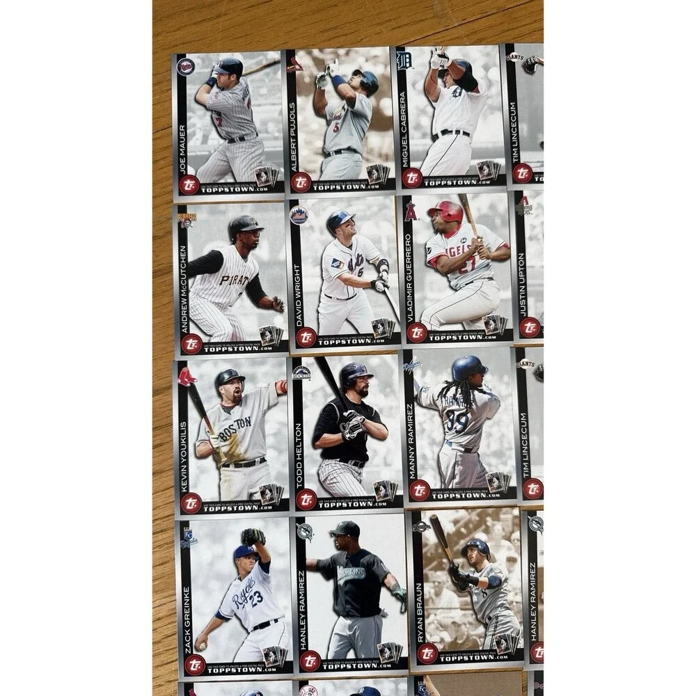 2010 Topps Attax / Toppstown Baseball Card Lot of 29